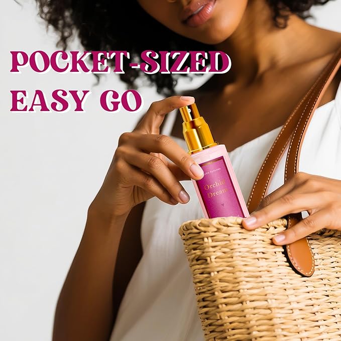 Azulfra Body Spray for Women 3 Pack, Fragrance Mist Gift Set, Travel Size Each 60ml, Vanilla Orchid Lychee