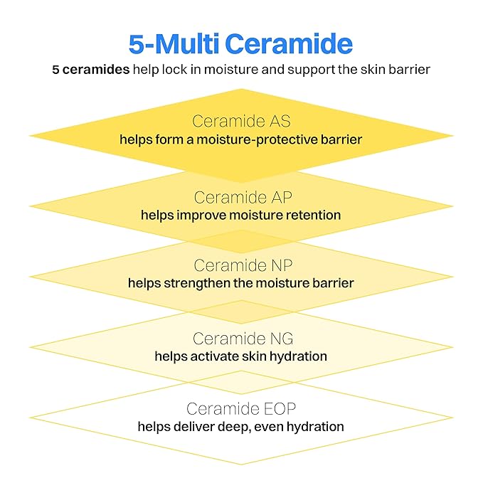 HOLIKA HOLIKA Cerabarrier Moisture Active Cream - Face Hydrating Barrier Repair - 5 Ceramide Complex, Phytosterols, Ectoin - Deep Moisture Lock Korean Skincare for Dry Sensitive Skin, 1.69oz