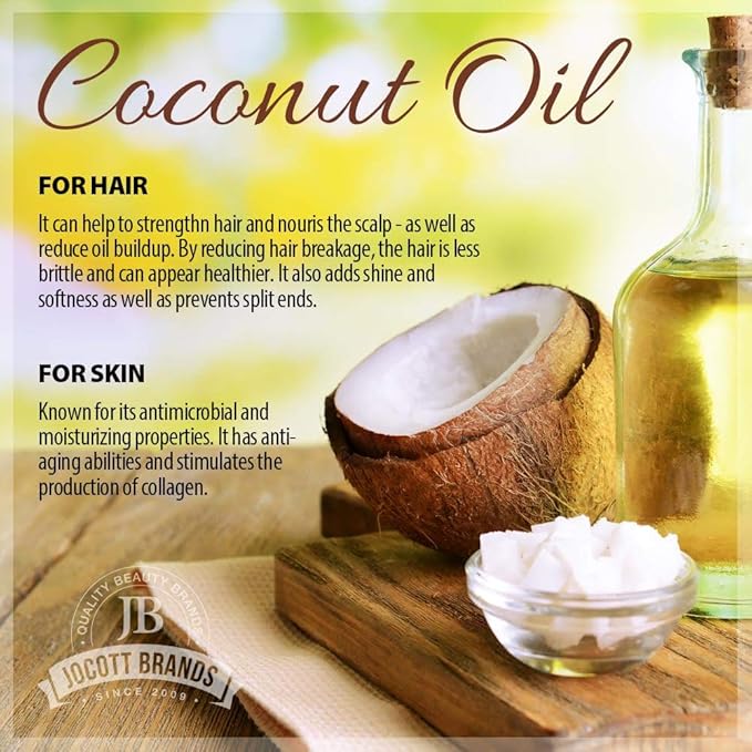 Oliology Nutrient Rich Coconut Oil Shampoo & Conditioner Combo Pack - Helps Restore Damaged Hair | Provides Intense Shine | Moisturizing | & Paraben Free (32oz)