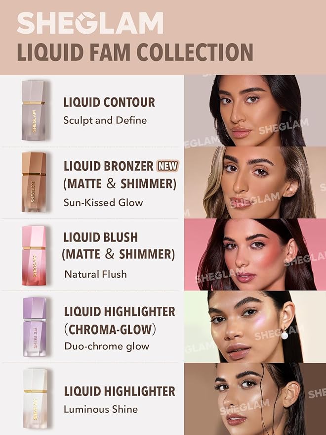 SHEGLAM Sun Beam Matte Liquid Bronzer-Mud Pie