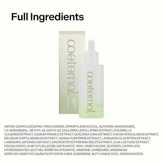 Deep Moisture Serum – Korean Hydrating Face Serum with Algae11, Niacinamide & Arginine for Dry Skin, Barrier Repair & Glass Skin Glow, Fragrance-Free K-Beauty Skincare, 50ml / 1.69 fl.oz.