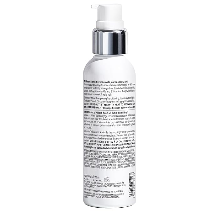 COLOR WOW Dream Cocktail Kale Infused Leave-in Treatment – for fragile, damaged hair | Reduce hair breakage by 50% in a single use | Powerful heat protectant