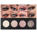 4 Colors Highlight Pink-Purple Eyeshadow Palette, SHANY Cosmetics Shimmer Palette, Cruelty-Free and Vegan Formula, Glitter Eyeshadow for Professional Makeup