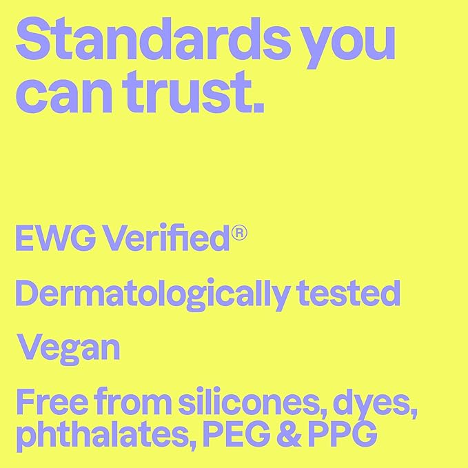 ATTITUDE Hand Cream, EWG Verified, Plant and Mineral-Based, Vegan Personal Care Products, Pear & Amber, 2.5 Fl Oz (Pack of 6)