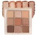 CAKAILA 9 Colors Colorful Eyeshadow Palette Makeup,Rose Gold Brown Nude Matte Shimmer Neutral Eye Shadow Powder Palette,Naturing-Looking Long Lasting Waterproof