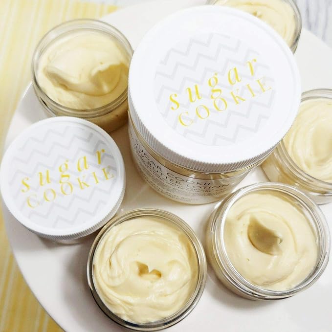 Sunbasil Soap Sugar Cookie Whipped Body Butter Lotion Stocking Christmas Stuffers Handmade Gift for Her