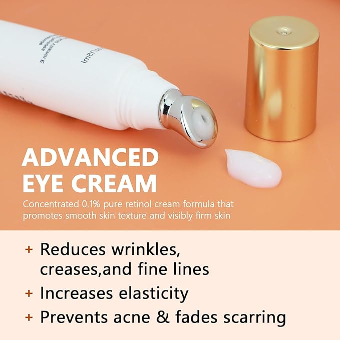 MAVENI Vitality-Fill Boosting Eye Cream, Natural Anti Aging Under Eye Cream Lift & Firm,Reduce Wrinkles,Fine Lines,and Under Eye Bags,Dark Circles Under Eye Cream