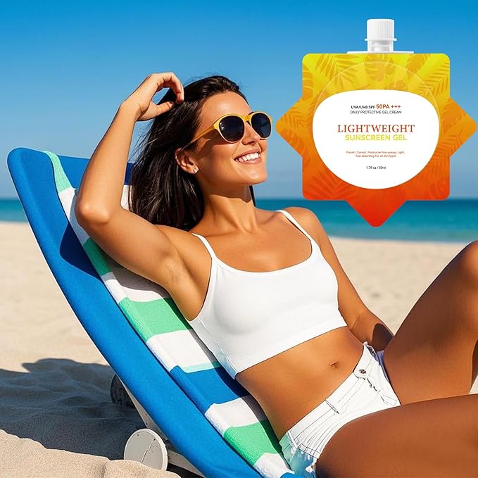 Ultra-Lightweight Airy-Fit Sunscreen SPF50 PA++++ - Travel-Size Face & Body Sunscreen Broad Spectrum Protection, Oil-Free & Non-Sticky Moisturizing Sunscreens, No White Cast & Water-Resistant (1)