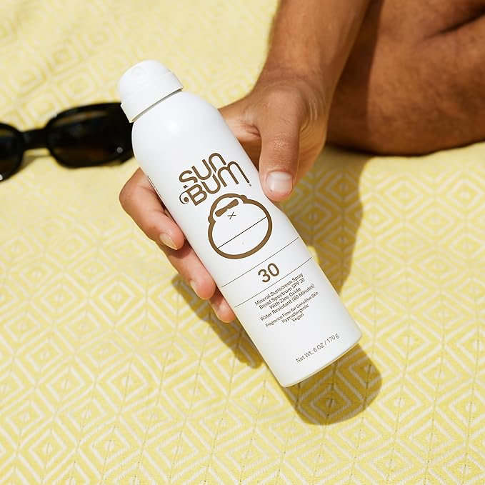 Sun Bum Sun Bum Mineral Spf 30 Sunscreen Spray and Spf 50 Lotion Vegan and Reef Friendly (octinoxate & Oxybenzone Free) Broad Spectrum Zinc Sunscreen With Uva/uvb, 2 Count