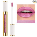 MAKI YIKA Metallic Pink Lipstick for Women Nude Pink Lipsticks Long Lasting Glitter Lipstick for Mother No Smudge No Transfer Liquid Lip Gloss (BR21 Sweet Rose)