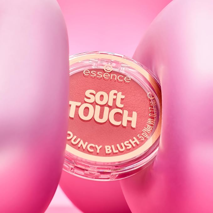 essence | Soft Touch Bouncy Blush | Lightweight, Buildable Cream to Powder Blush | Long-Lasting Natural Flush | Vegan & Cruelty-Free Makeup (30 Exotic Daisy)