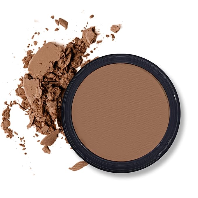 Erinde Single Matte Eyeshadow Palette, High Pigment, Long Lasting, Intense Color, Black Smokey Eye Shadow Powder Palette