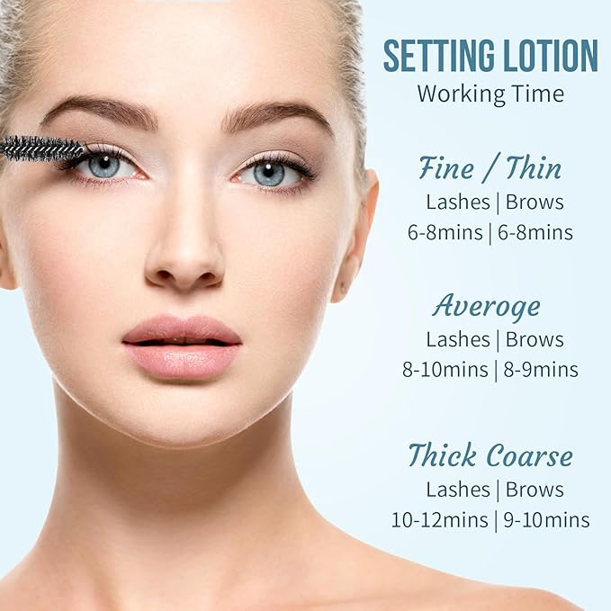 PERMANIA Setting Lotion, 10 ml Tube Design Salon Grade for Lash Lift and Brow Lamination Beauty Treatments (only setting lotion)