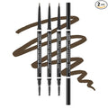 Eyebrow Pencils for Women,4 Pcs Waterproof Precision Ash Brown Eyebrow Makeup Defines, Creates Full, Longwearing for Perfect Brows, Professional,Natural-Looking Micro Brow Pencil, Eyebrow Color