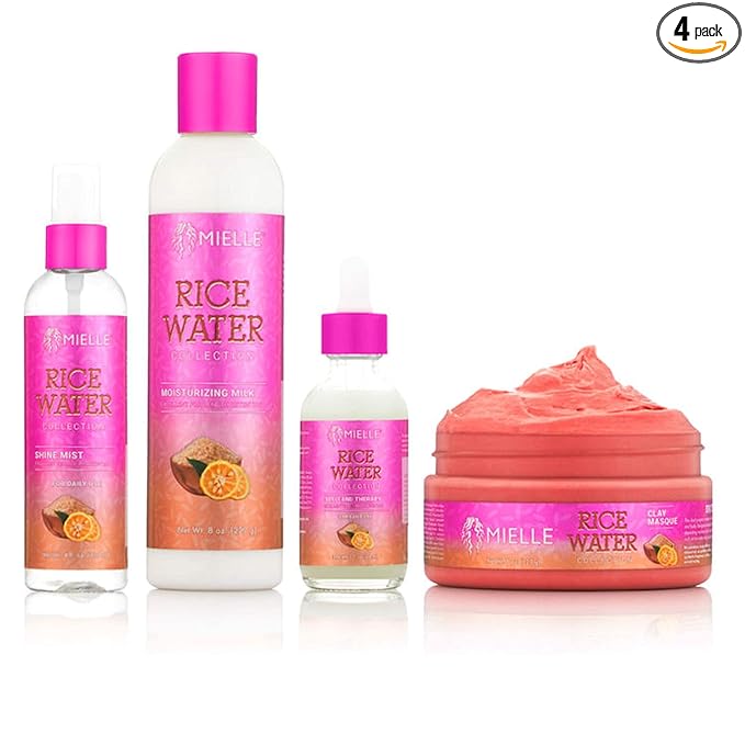 MIELLE RICE WATER COLLECTION COMBO (MILK, MASQUE, SPLIT, SHINE MIST)