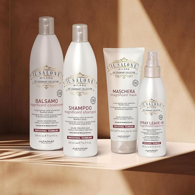 Il Salone Milano Professional Magnificent Mask - Moisturizing Hair Mask for Color Treated Hair - Provides Lasting Color Protection + Shine - Vegan, Salon-Quality Hair Care (8.55 oz / 250 ml)