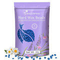 Mallowwax Hard Wax Beads, 2LB Blue Wax for Full-Body Hair, Strong Grip for Thick Hair Removal, Waxing for Legs, Arms, Chest & Back, No Strips Needed, Easy to Use at Home or Salon