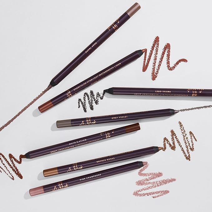 Mally Beauty Evercolor Starlight Waterproof Eyeliner - Grey Violet - Smudge-Proof, Longwear, Creamy Gel - Sharpenable Eyeliner