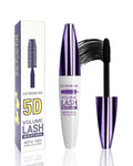 5D Waterproof Mascara Black Volume and Length,Fiber Colored Mascara for Eyelashes,Longlasting Curling Colorful rimel de pestañas,Mother's Day Eye Makeup Gift for Older Women 60 Plus Girl
