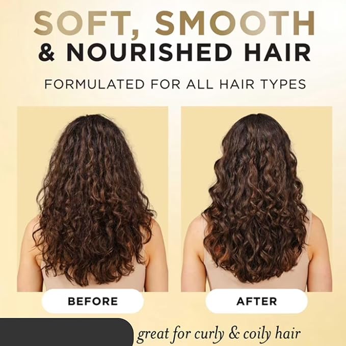 Shea Butter and Coconut Milk SHAMPOO, 38.2 fl oz - Moisture for Curly, Wavy & Dry Hair - Nourishing, Frizz Control, Sulfate-Free Shampoo for Shine & Softness