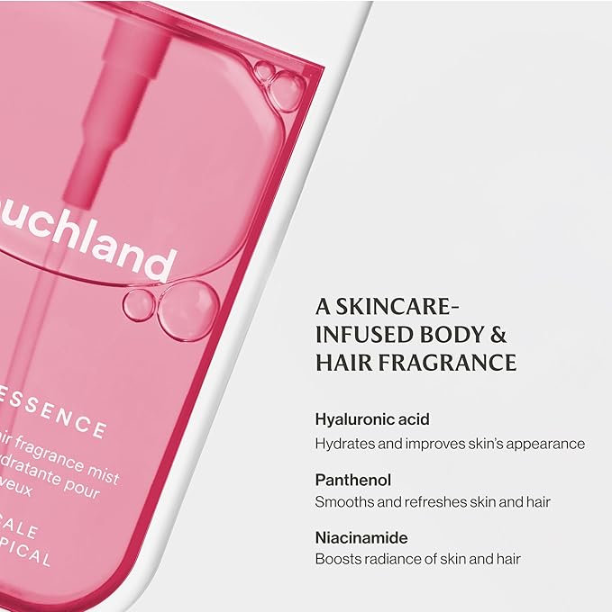 Touchland Hydrating Body & Hair Fragrance Mist – Lush Tropicale – 2 FL OZ Travel Size Perfume Spray – Notes of Dragon Fruit, Apple Blossoms and Papaya