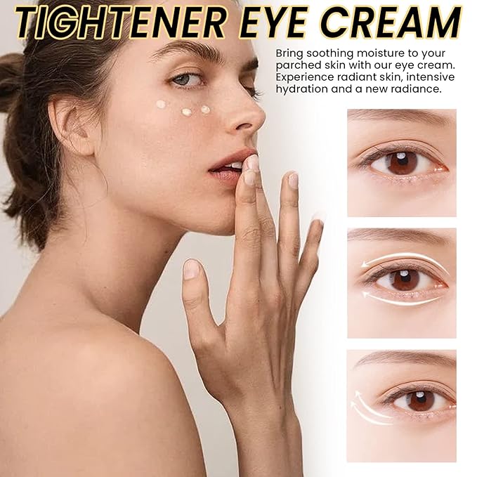 Temporary Eye Tightener Cream Advanced Instant Lift Formula with L-Carnosine for Dark Circles and Puffiness 2Piece