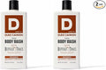 Duke Cannon Supply Co. Thick High Viscosity Body Wash - 3X Thicker, Plant-Based, Mineral-Enriched Body Wash for Men - Big American Bourbon - Mens Body Scrub - Bourbon (18 oz) (Pack of 2)