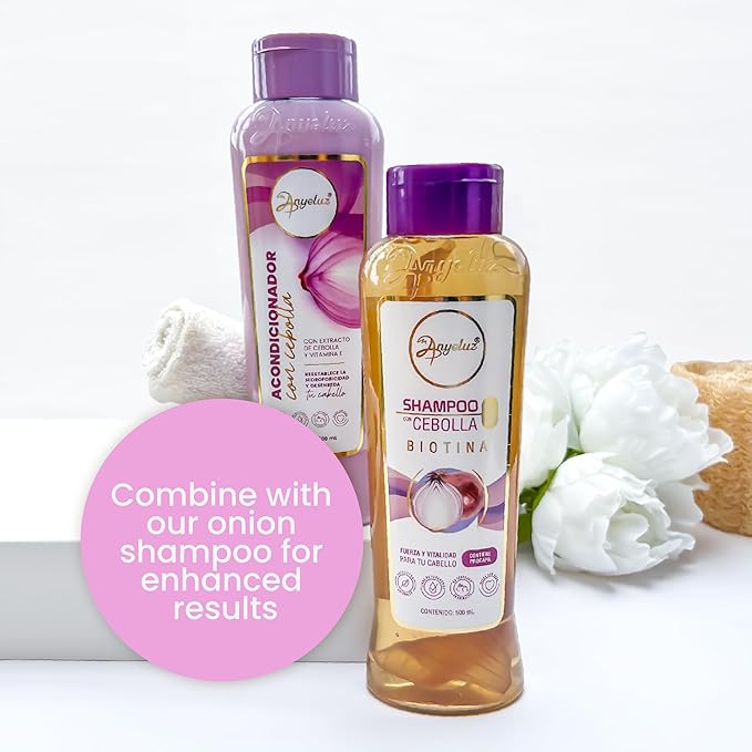 ANYELUZ Onion Conditioner – Moisturizes, Detangles, and Protects, Vitamin E-Infused for Silky, Manageable Hair, Suitable for Daily Use