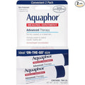 Aquaphor Healing Ointment Advanced Therapy Skin Protectant, Dry Skin Body Moisturizer, 0.35 Oz Tube, Pack of 2