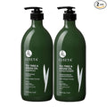 Luseta Tea Tree & Argan Oil Detangling Shampoo & Conditioner Set, 2 x 33.8 Oz