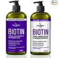 Hair Chemist Pro-Growth Shampoo & Conditioner Set with Biotin - Includes 33.8oz Shampoo & 33.8oz Conditioner
