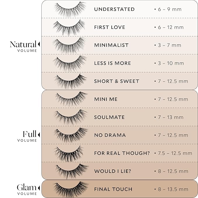 Velour Effortless Lashes, Natural Looking False Eyelashes, Fluffy & Lightweight No Trim Eyelashes, Reusable Fake Lashes For All Eye Shapes, Vegan & Cruelty-Free, Lash Glue not Included (Would I Lie?)
