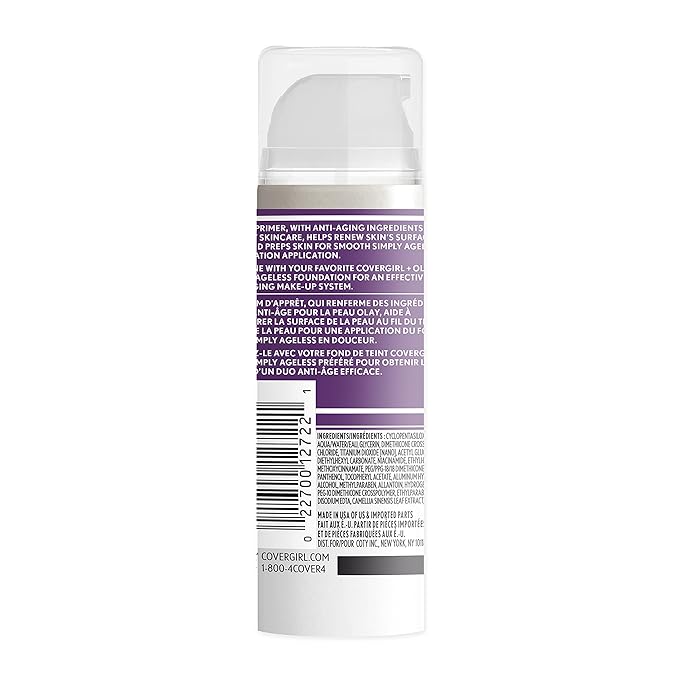 COVERGIRL Simply Ageless Makeup Primer,1 Fl Oz,(Pack of 2)