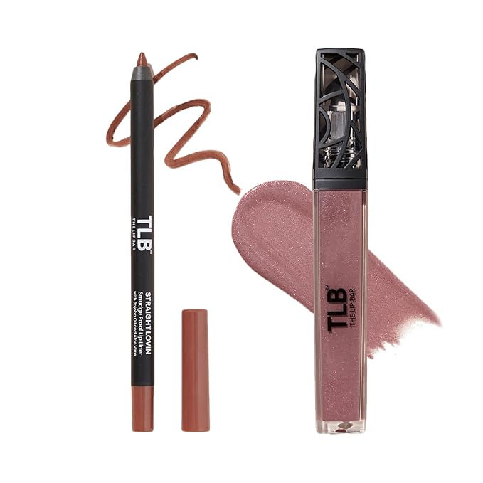 The Lip Bar Lip Kit: Girl Boss Lip Gloss + Straight Lovin' Lip Liner