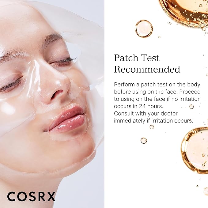 COSRX The Alpha-Arbutin Discoloration Care Hydrogel Face Masks 3EA with Niacinamide, Glutathione & Tranexamic Acid, Collagen Face Mask, Travel Essentials, Overnight Face Mask, Korean Skin Care