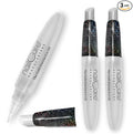 Refillable Holographic Cuticle Oil Pen for Nails - Empty Holo Squeeze Nail Oil Pen with Brush from Nail Care Headquarters by Bliss Kiss 3-Pack