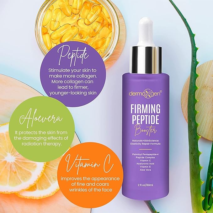 Peptide Complex Serum + MATRIXYL 3000 ORGANIC HYALURONIC - Powerful Triple Combination Serum Anti Aging & Wrinkles - Heals and Repairs Skin Set - 2 FL OZ