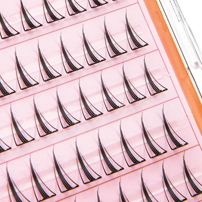 CORINGCO Toktok Hara Light Self Adhesive False Eyelashes, Natural Look, No Glue Needed, Assorted Set of 9/10/11mm, Reusable Lash Clusters Kbeauty - Bold