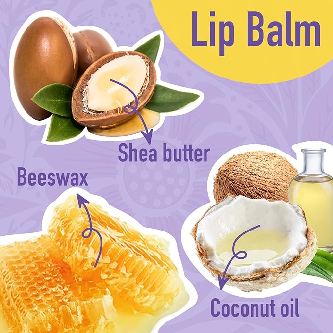 AZEN 24 Pack Lip Balm Bulk, Moisturizing Lip Balms for dry cracked lips, Mothers Day Gifts Easter Basket Stuffers - 12 Flavors