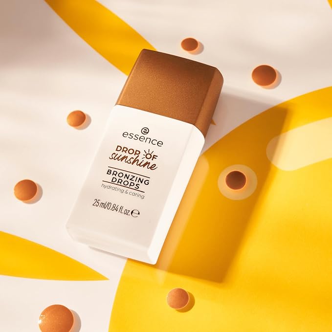 essence | Drop of Sunshine Bronzing Drops | Lightweight, Buildable, Hydrating Healthy Glow, Multi-Use Formula | Vegan & Cruelty Free