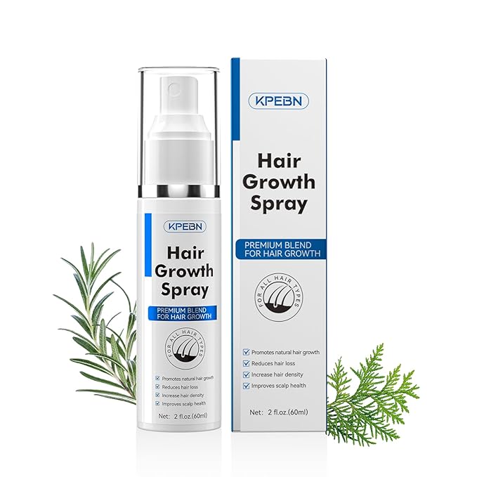 Hair Growth Spray for Thicker Longer Hair -Batana Oil & Thuja Extract Scalp Serum for Thinning &Loss Support - Volumizing Treatment for women & Men,Non-Greasy, 2 fl oz