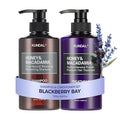 KUNDAL Korean Shampoo and Conditioner Set [Blackberry Bay] Salon-quality, Long Lasting Scent, Moisturizing, Sulfate-Free, Argan & Macadamia Oil, Korean Hair care, 16.9 fl oz each
