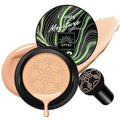 Cushion Foundation Air Cushion CC Cream - Full Coverage Foundation With SPF 50+, Color Corrector, Even Skin Tone, Tattoo cover up, Moisturizing Concealer Sunscreen Foundation Makeup (Nude SPF50)
