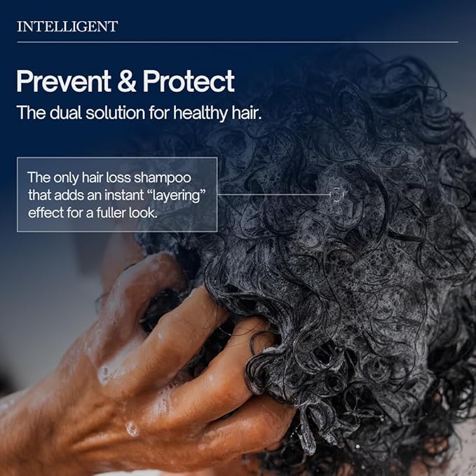 Intelligent Super Volumizing Hair Loss Shampoo - Strengthens Weakened Hair and Maximizes Volume | 10 fl oz (290 ml)