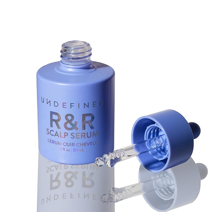 Undefined R&R Scalp Serum – Growth Hair Treatment with Clinically Proven Peptides, Caffeine, Niacinamide, Saw Palmetto + Rosemary, Water-Based Serum for Hair Wellness for Strong, Healthy Hair