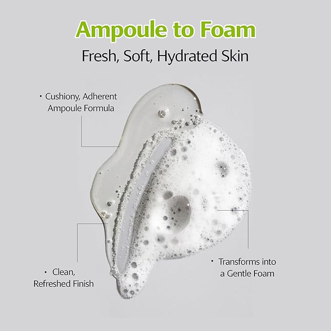 Minari Ampoule Cleanser for Face – K-Beauty Korean Water Parsley & Kakadu Plum Extracts, Hydrating & Gentle Daily Facial Cleanser (Pack of 1)