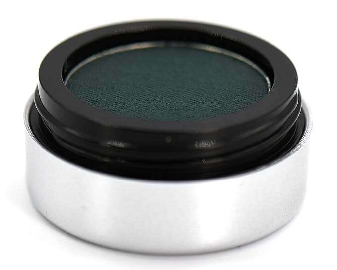 Pure Ziva Matte Forest Emerald Green Cake Eyeliner & Pressed Eyeshadow, Water Activated Powder; Gluten & Cruelty Free