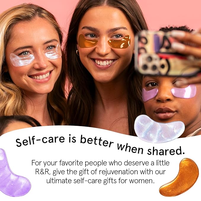 grace & stella Under Eye Patches (12 pairs) Eye Masks for Dark Circles and Puffiness - Travel & Self Care Gifts, Bachelorette Party Favors, Teacher Gifts - Vegan Cruelty-Free Skin Care