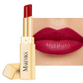 MAKI YIKA Moisture Burgundy Lipstick for Women Hydrate Tinted Lip Balm for Mother's Day Dry Cracked Lips Sheer Lipstick Lip Tinted Glossy Finish,MA061 Red Tone