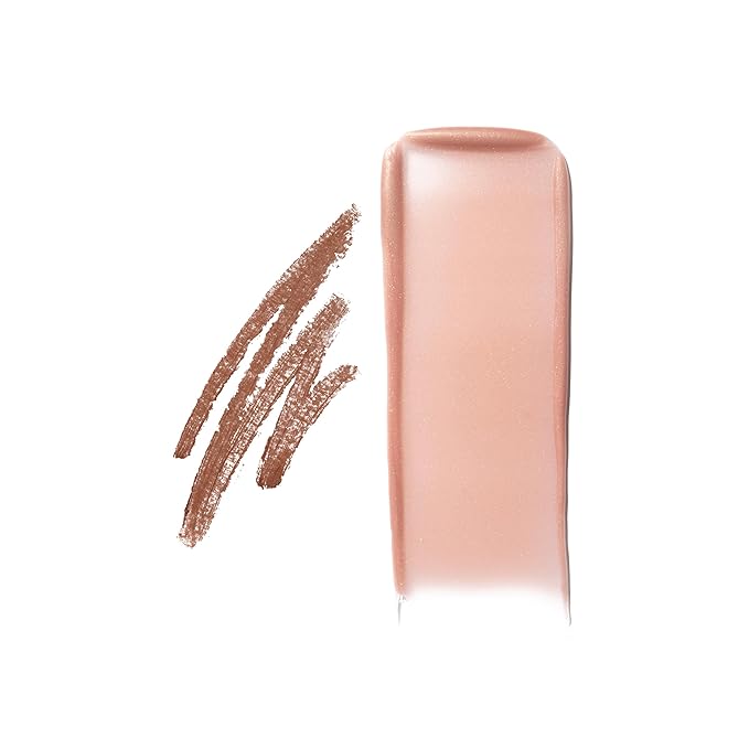 Jouer Café Lip Kit | Long-Wear Crème Lip Liner in Café (matte neutral brown) & Tinted Lip Oil in Chantilly (shimmering milky nude) | $47 Value